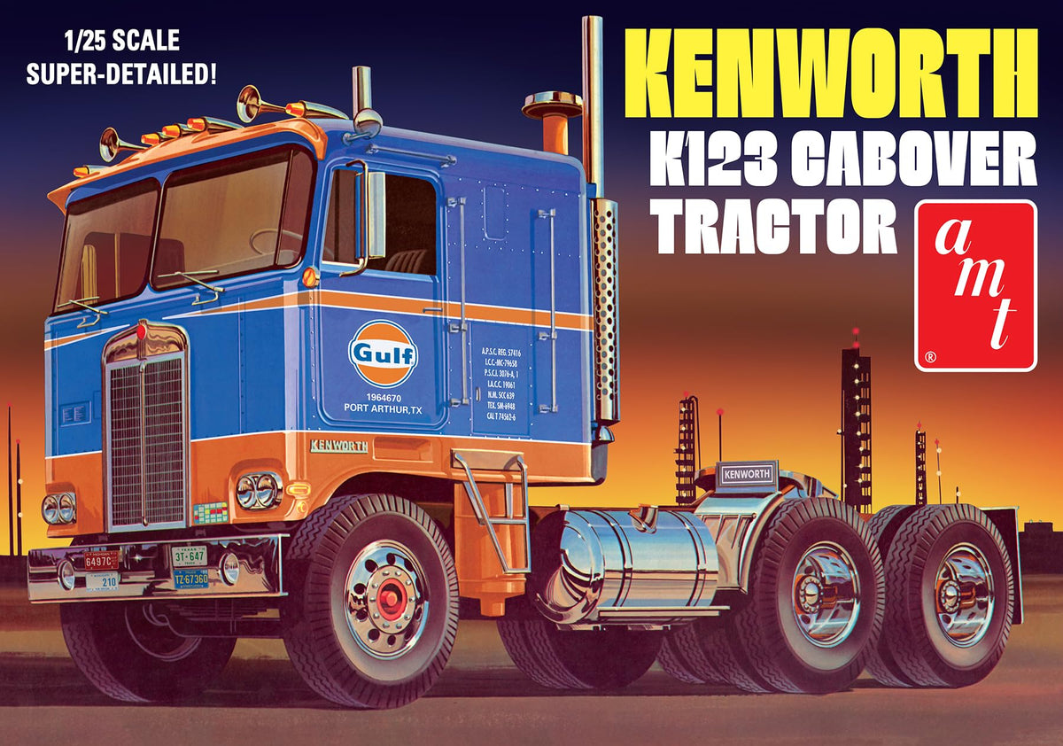AMT 1433 Kenworth K-123 Cabover Gulf Model Kit