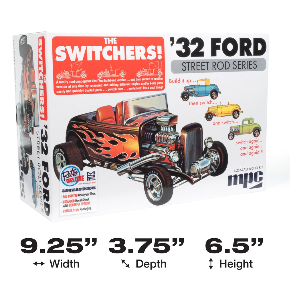 MPC 992 1932 Ford Switchers Roadster/Coupe 1/25 Model Kit