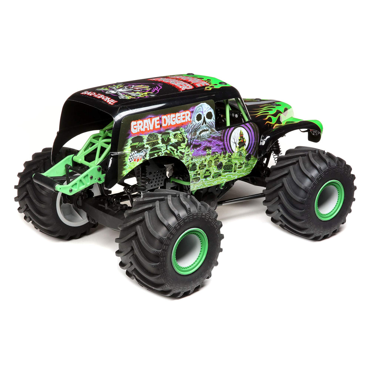 Losi LOS04021T1 LMT:4wd Solid Axle Monster Truck, Grave Digger:RTR