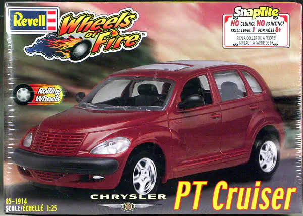 Revell 85-1914 Wheels of Fire PT Cruiser SnapTite 1:25 Scale Model Kit