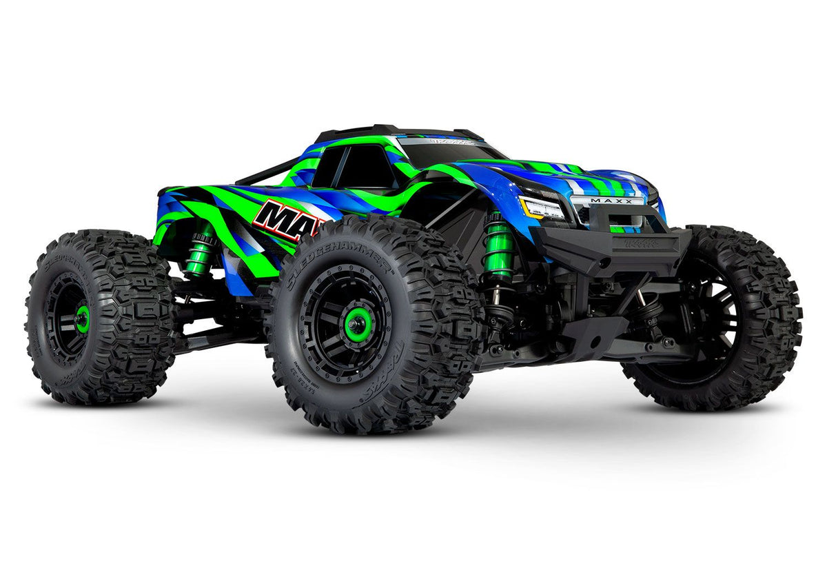 Traxxas 89086-4-GRN Maxx 1/10 4WD Brushless WideMaxx RTR Green