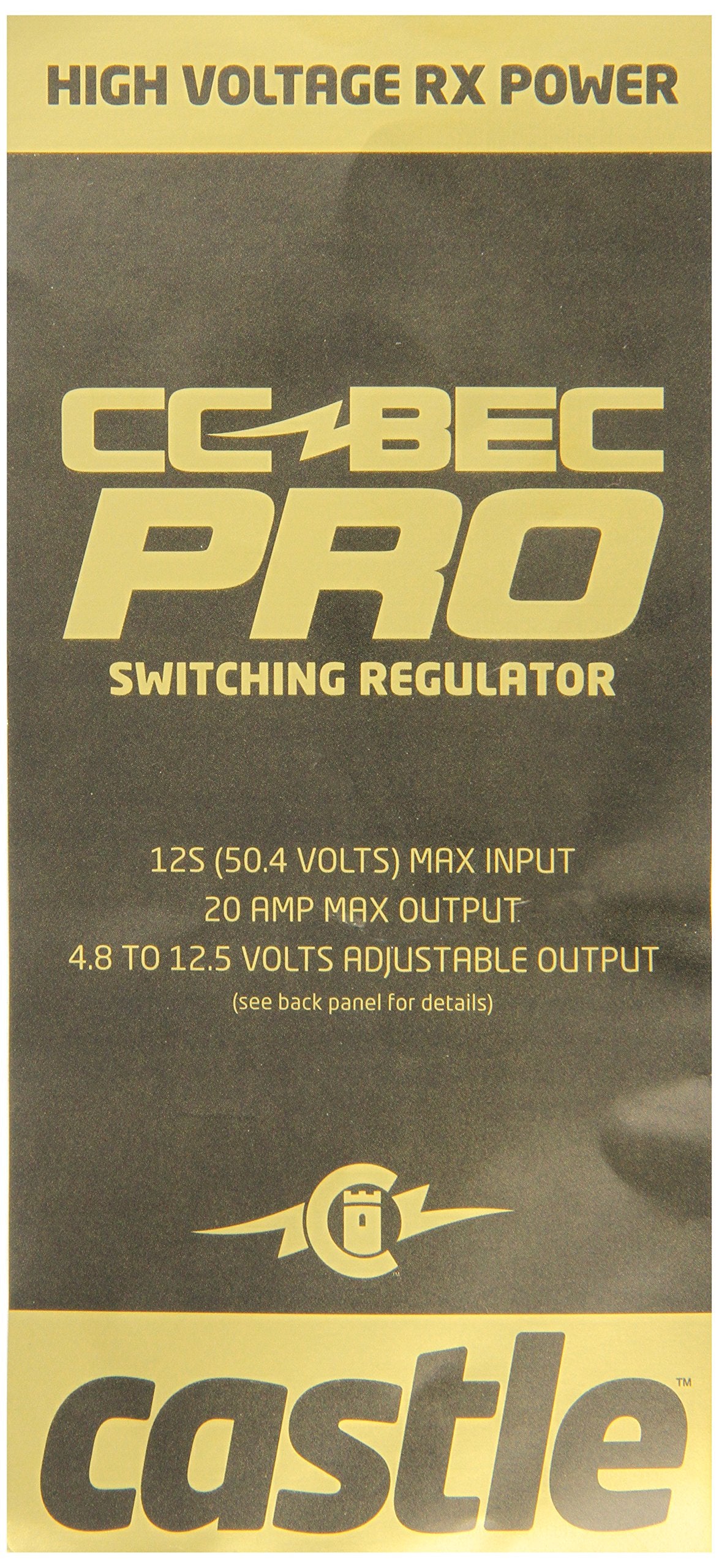Castle Creations 010-10004-01 BEC PRO 20A Max Output 12S Max Switching Regulator