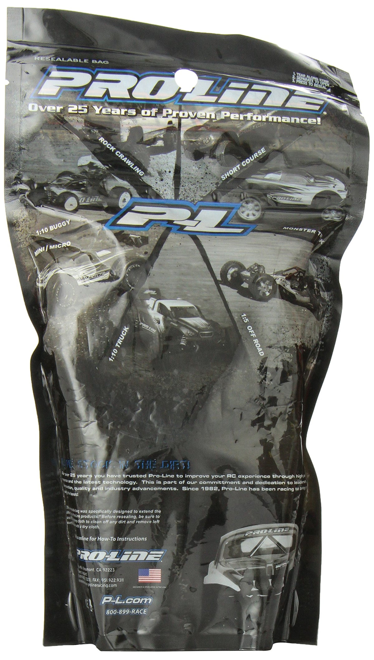 Pro-Line 271504 SplitSix BeadLock Wheels (2): Slash 4x4