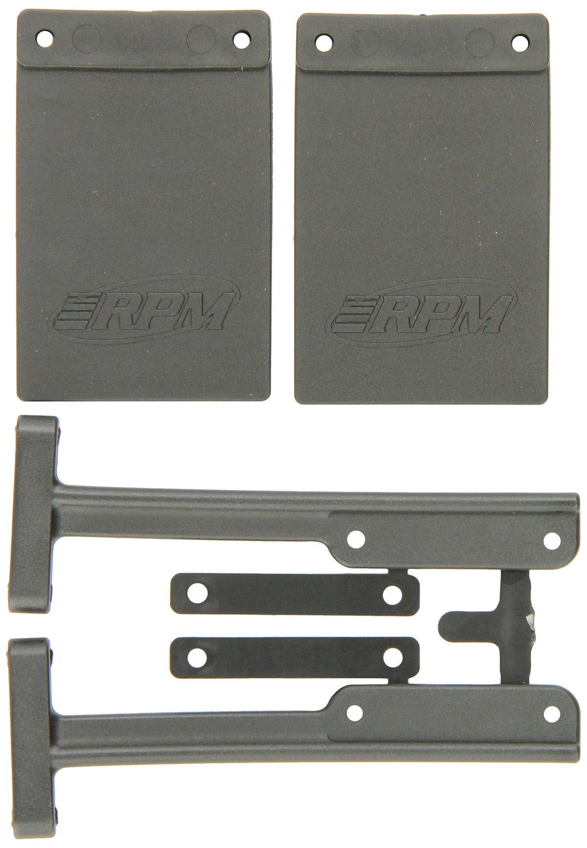 RPM 81012 Mud Flaps for RPM Rear Bumper: 1/10 Slash 4x4 & Slash 2wd