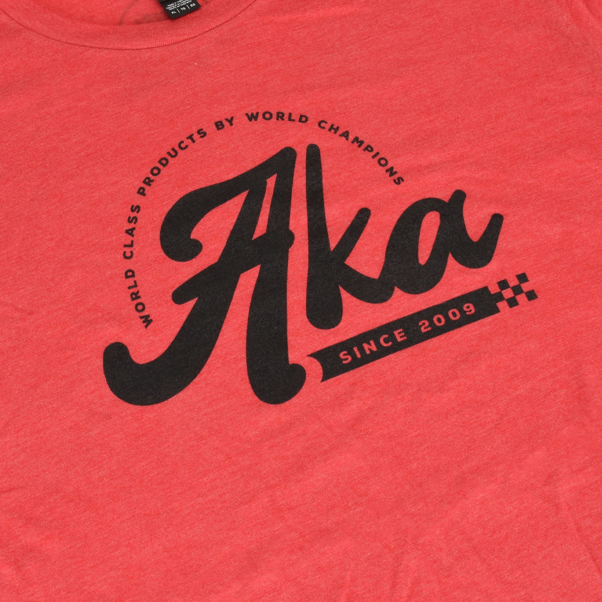 AKA 98120L Retro Tri-Blend Red T-Shirt - Large
