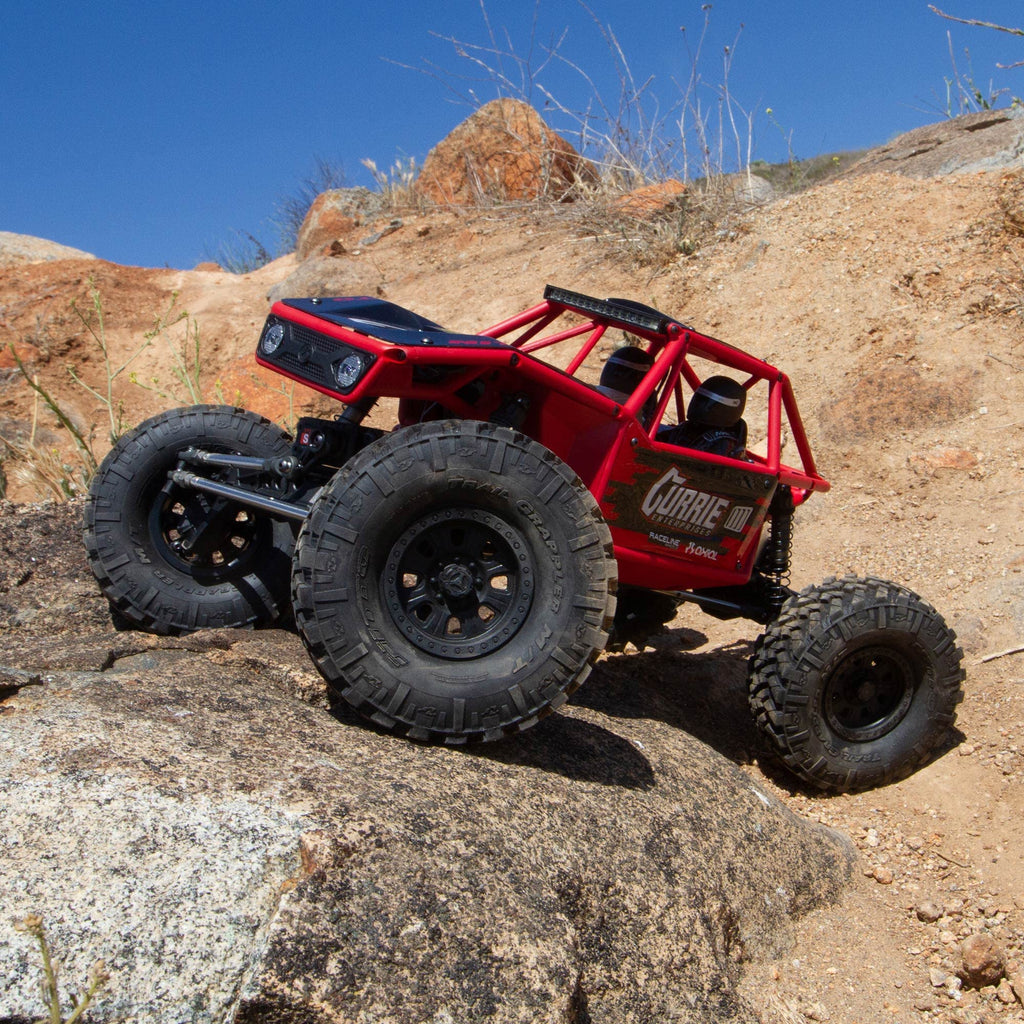 Axial AXI03022T2 Capra 1.9 4WS Currie Unlimited Trail Buggy RTR, Black