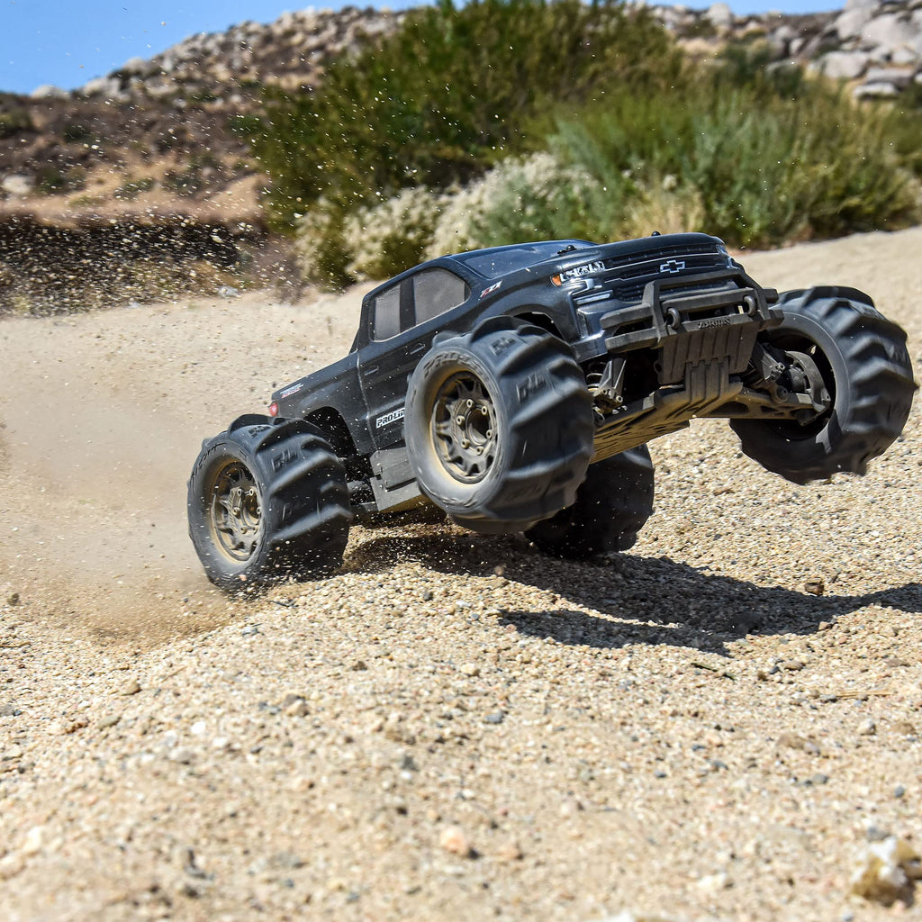Pro-Line 1019310 Dumont 2.8" Sand/Snow MTD Raid Black Wheels F/R