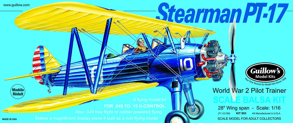 Guillow 803 Stearman PT17