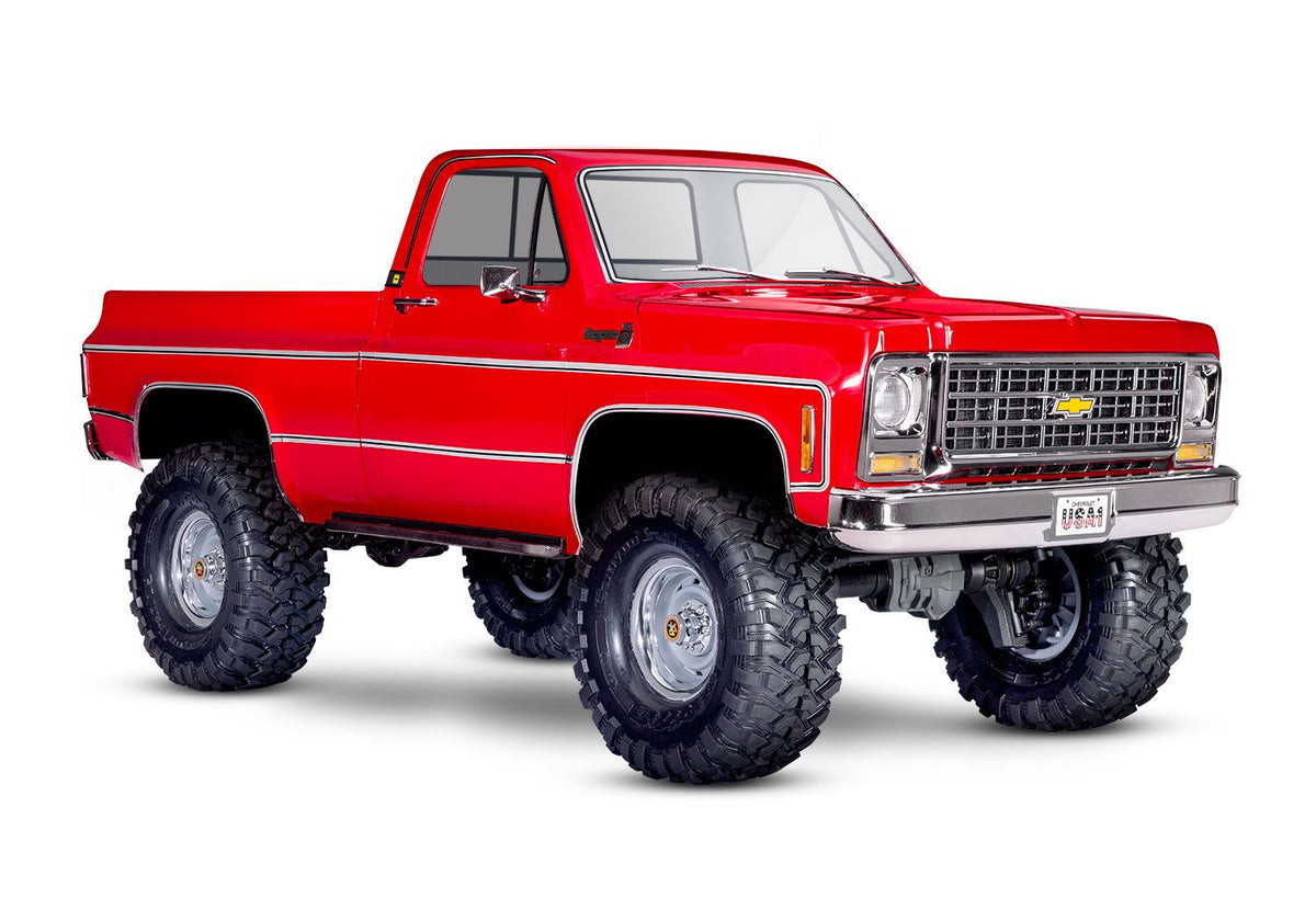Traxxas 92154-4-RED TRX-4 Chevrolet K10 Truck, Red