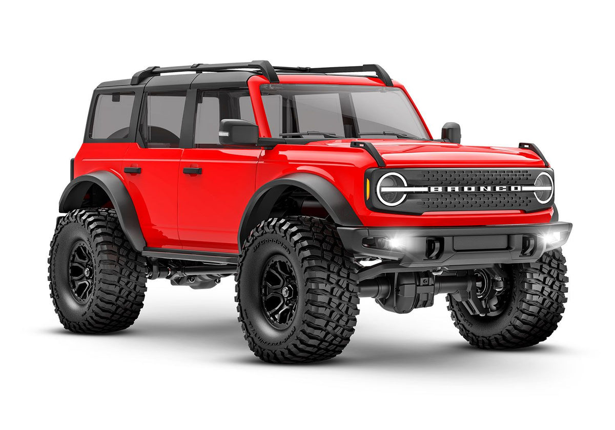 Traxxas 97074-1-RED TRX-4M Ford Bronco 1/18 4WD RTR Red RC Crawler