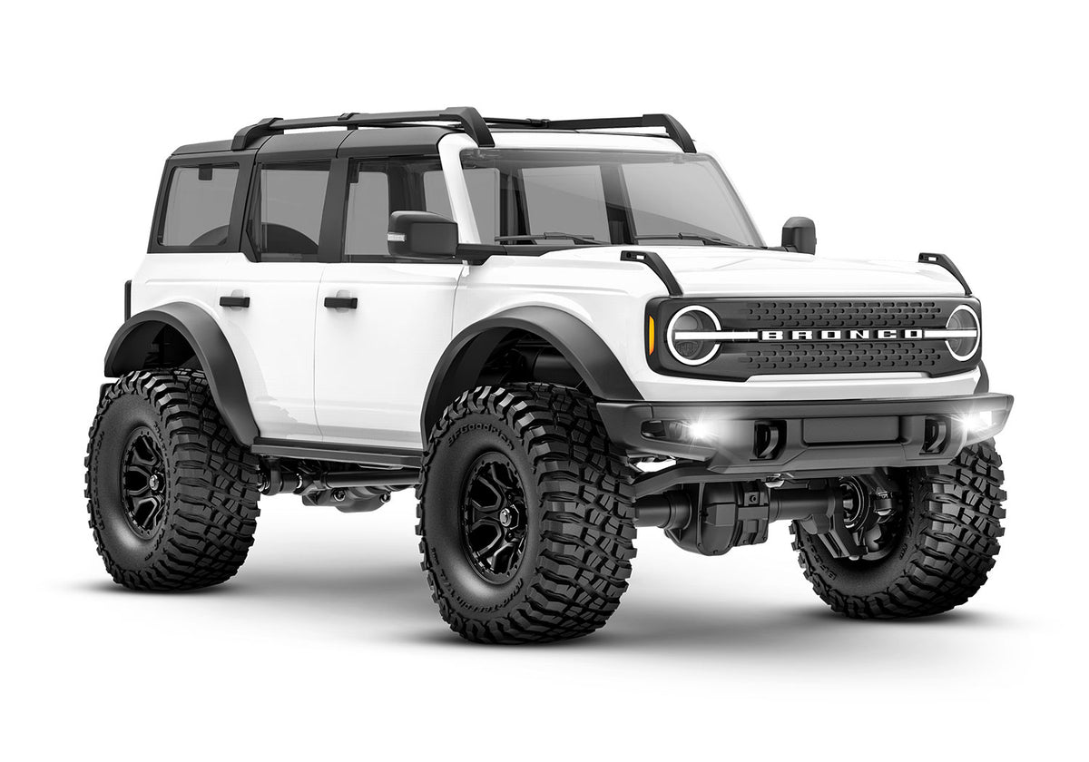 Traxxas 97074-1-WHT TRX-4M Ford Bronco 1/18 4WD RTR White RC Crawler