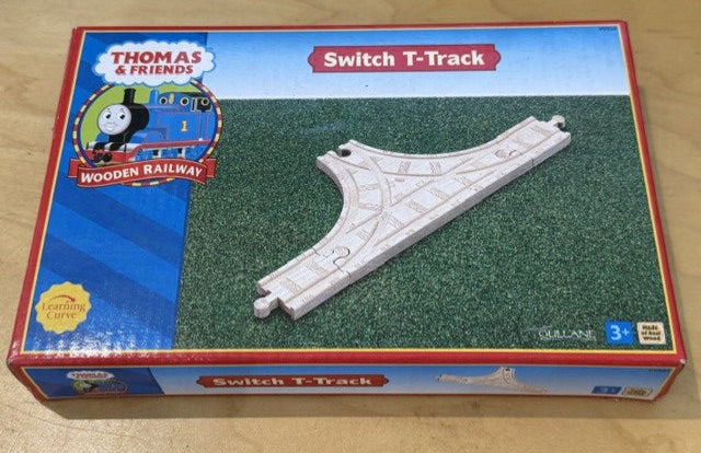 Thomas & Friends 99924 Switch T-Track Wooden Railway Learning Curve 3 Pieces LC99924