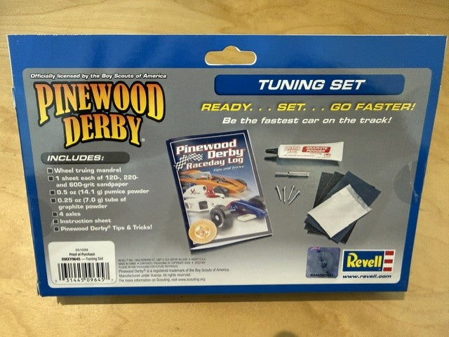Revell RMXY9645 Pinewood Derby Tuning Set Boy Scouts of America Racing