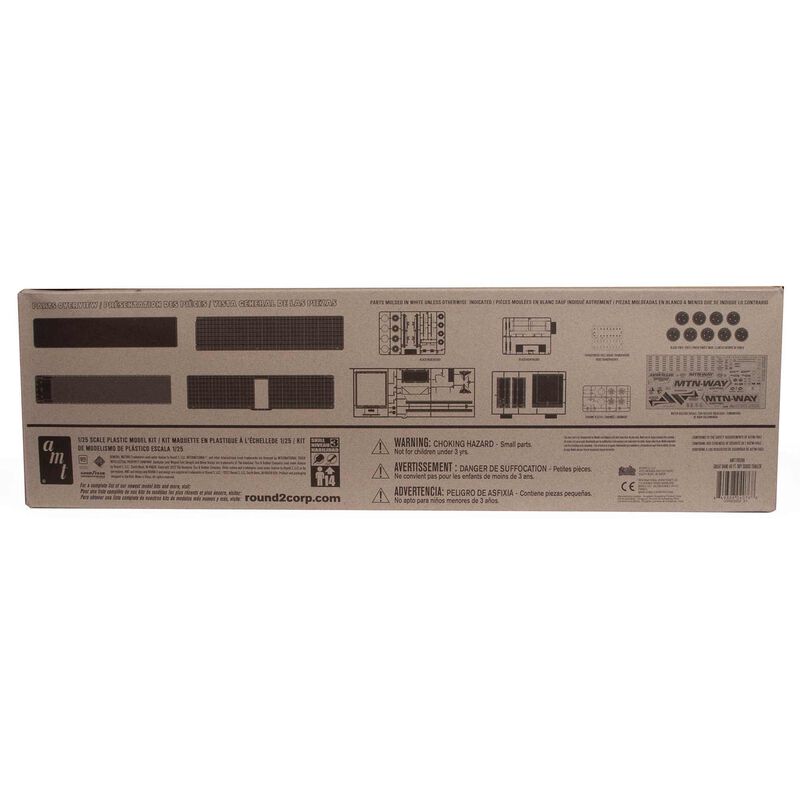 AMT 1185 1/25 Great Dane 40' Dry Goods Semi Trailer Model Kit Skill 3
