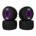 Arrma ARA-2611 dBoots Chevron MT Tire Set Glued (Purple) (2 Pairs) - GROM