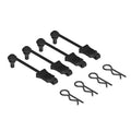 ARRMA AR390165 ARAC3445 Body Clip Retainers Black 1/10 RC (4)