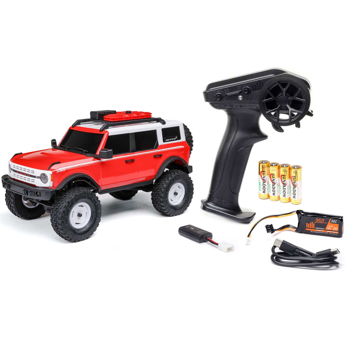 Axial AXI00006V2T6 SCX24 Ford Bronco Heritage Red 1/24 RTR Crawler