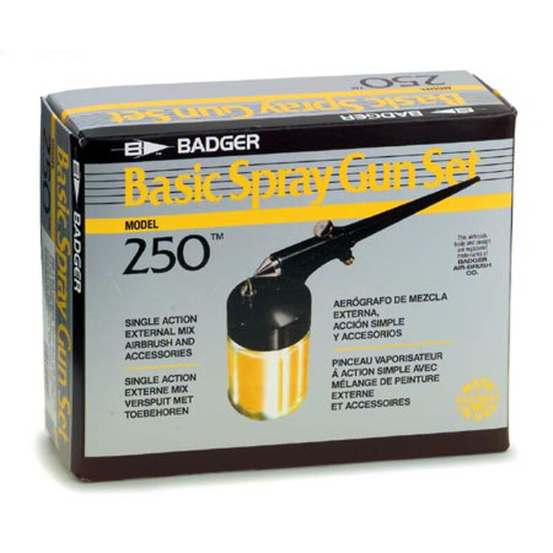Badger 250-1 Model 250 Basic Spray Gun Set Airbrush Hobby Painting Kit
