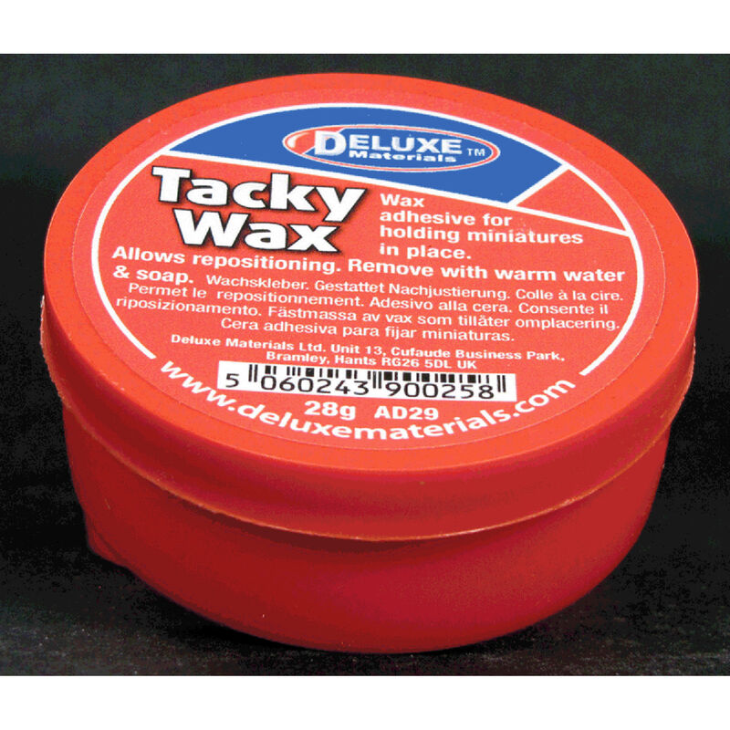Deluxe Materials AD29 Tacky Wax 28g Model Building Hobby Adhesive