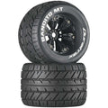 DuraTrax DTXC3576-FINAL Bandito MT 3.8 Mounted 1/2 Offset Black (2)