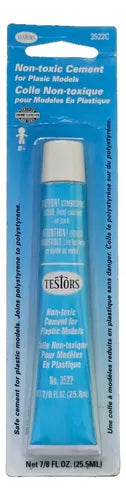 Testors 3522C Non-Toxic Plastic Model Cement Glue 7/8 oz Carded Tube