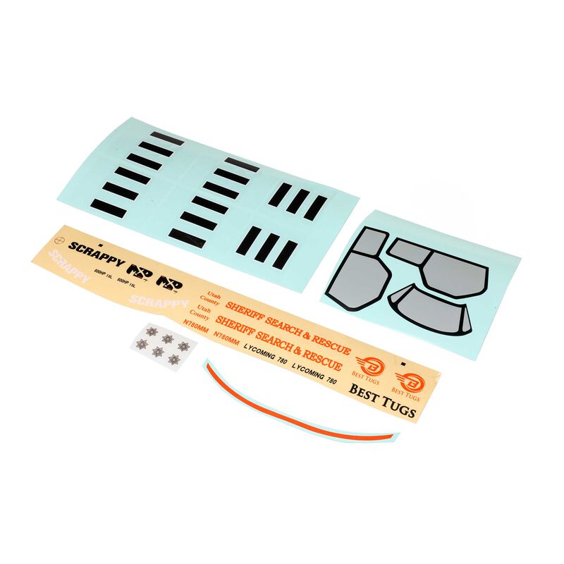 E-Flite EFL-2955 Decal Sheet: Micro Scrappy 800