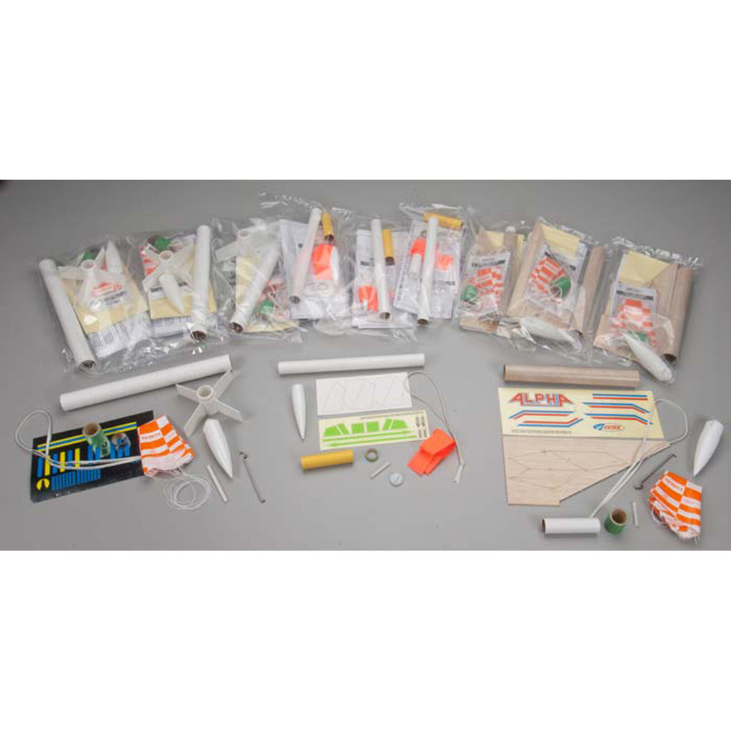 Estes 1753 Alpha/Viking and Generic Bulk Pack Model Rockets (12)