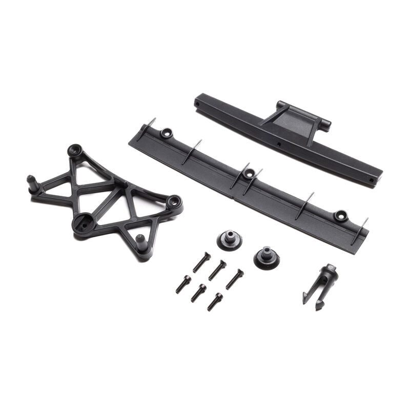 Losi LOS-3781 Clipless Body Mount Spoiler GROM Asphalt Late Model RC