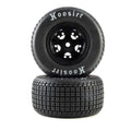 Losi LOS-4247 Hoosier Tires Soft Mounted Black Wheels 22S DLM (2)