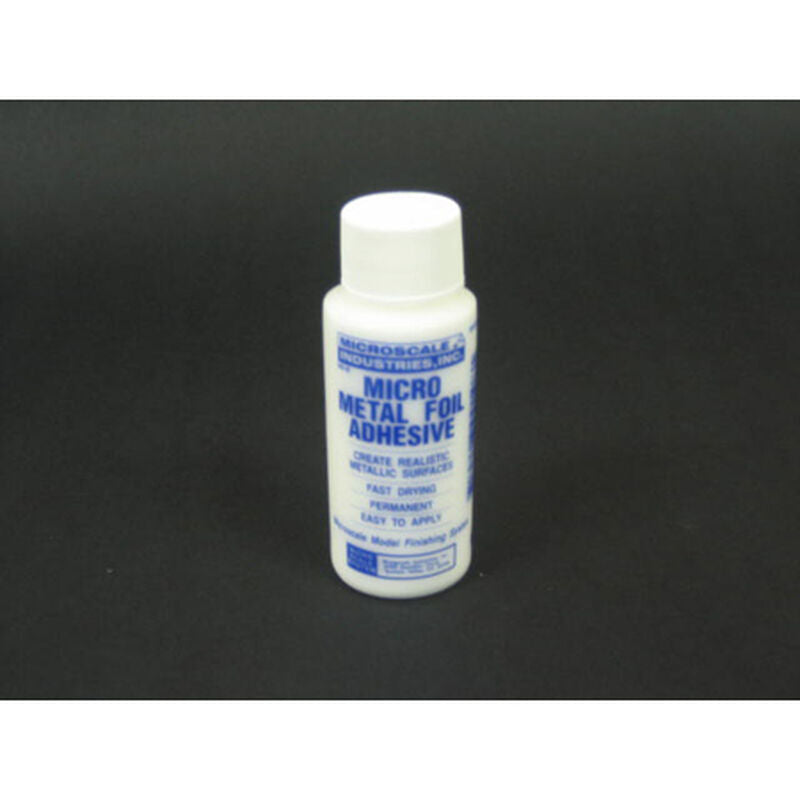 Microscale MI-8 Micro Metal Foil Adhesive 1 oz Model & Hobby Foil Glue