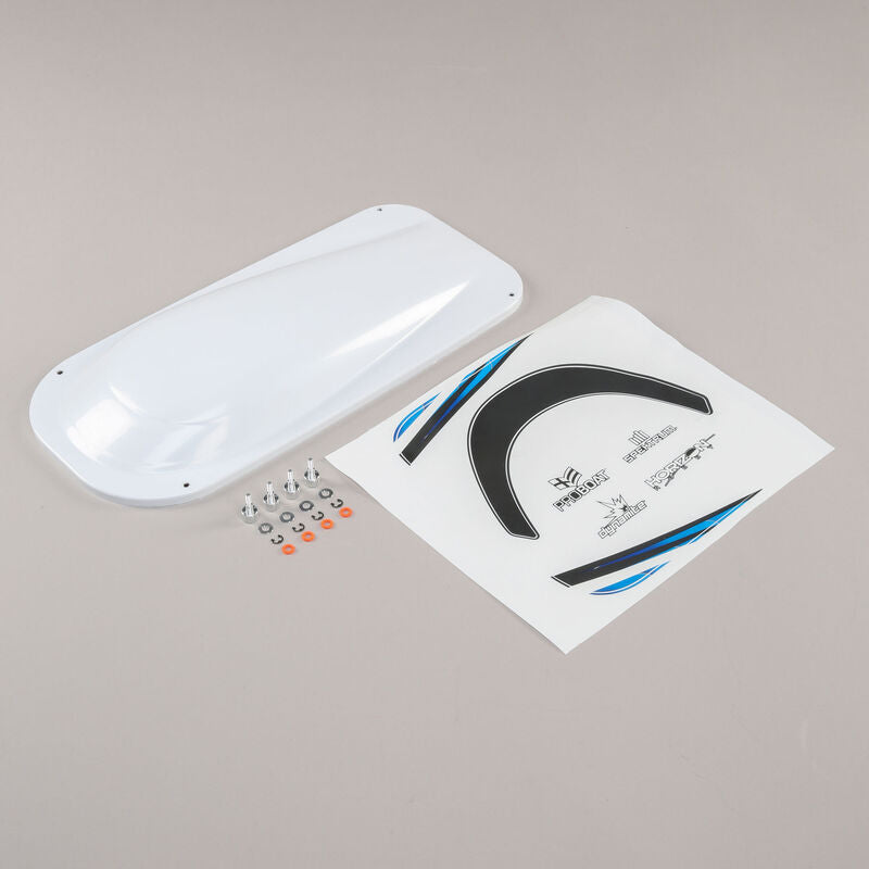 Pro Boat PRB281068 Canopy, White: Sonicwake 36"