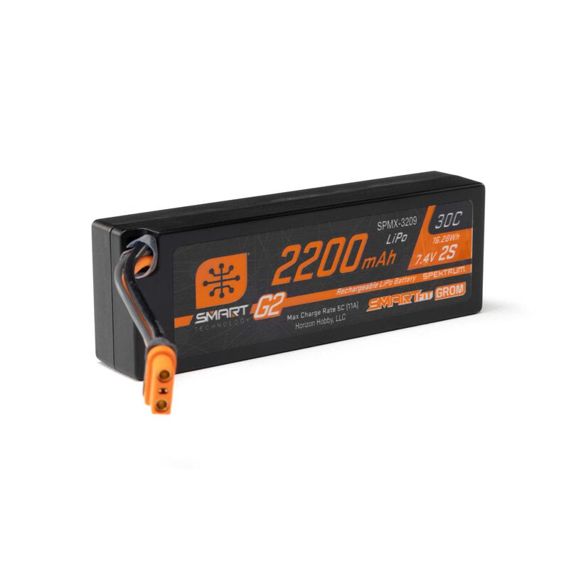 Spektrum SPMX-3209 2200mAh 2S 30C Smart G2 LiPo IC2 SmartFit Grom