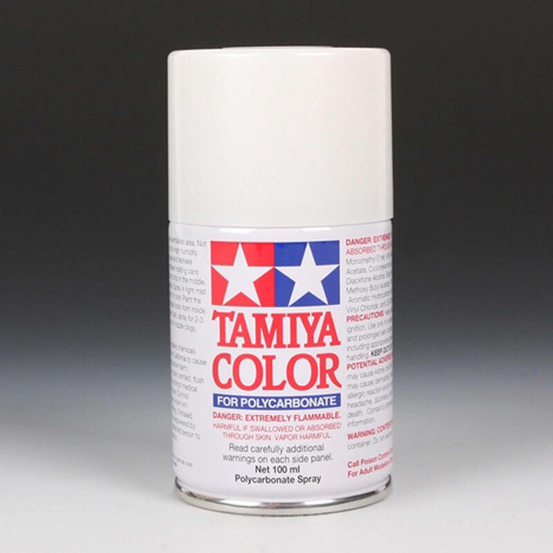 Tamiya 86057 PS-57 Pearl White Polycarbonate RC Body Paint 100ml Spray