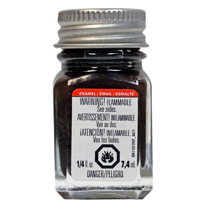 Testors 1183TT Flat Rubber Enamel Paint 1/4 oz Model Hobby Paint