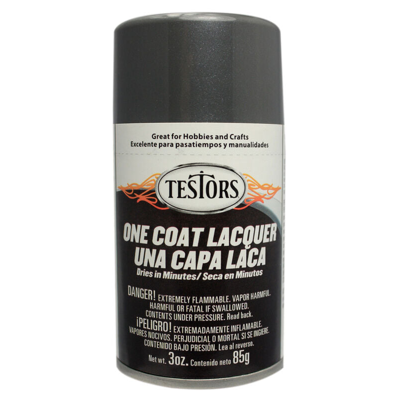 Testors 1849MT One Coat Lacquer Spray Paint - Graphic Dust, 3oz