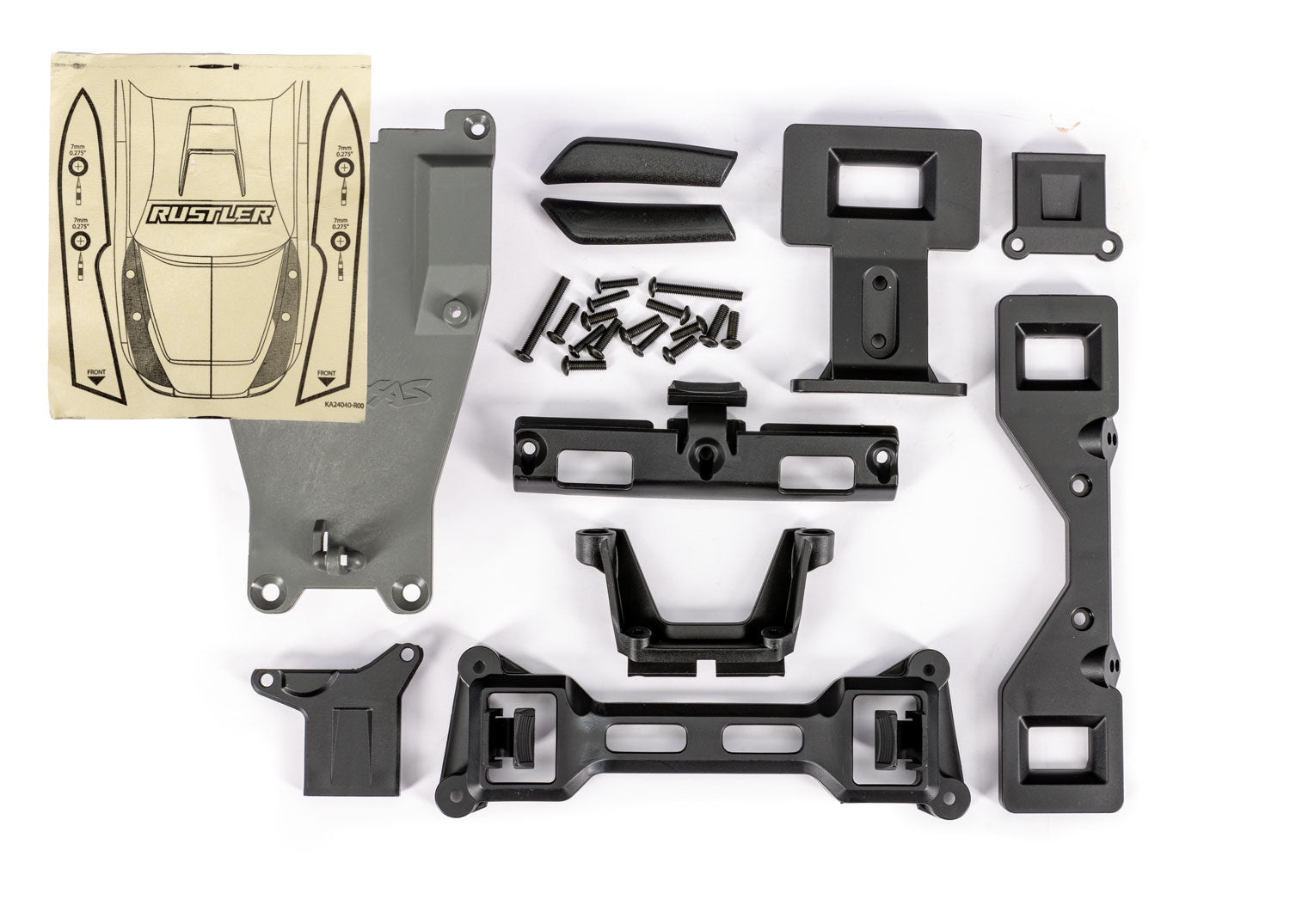 Traxxas 3734R Body Conversion Kit: Rustler