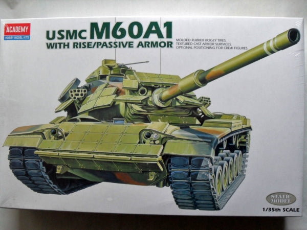 Academy 1349 M60A1 USMC Tank 1/35 Rise Passive Armor Patton Model Kit