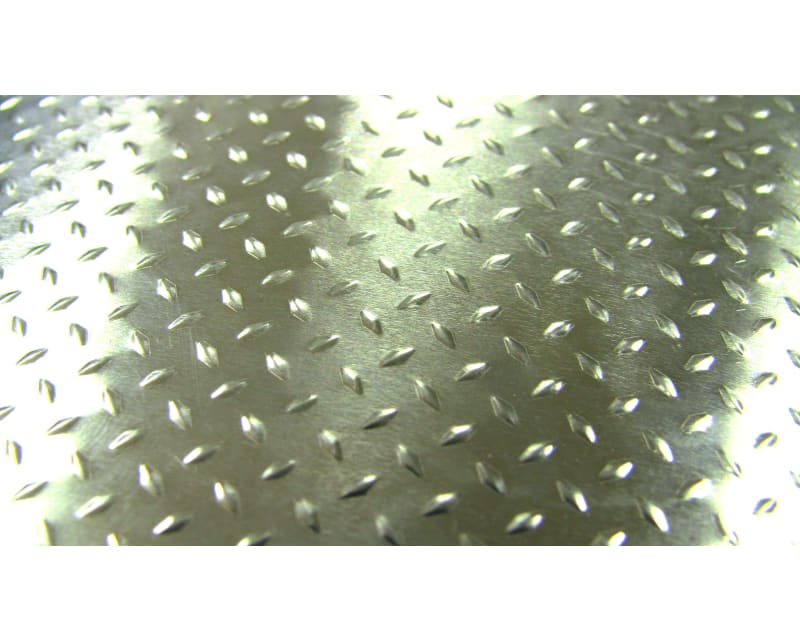 Hot Racing ACC1808DP 1/10 Scale Aluminum Silver Diamond Plate 9x11