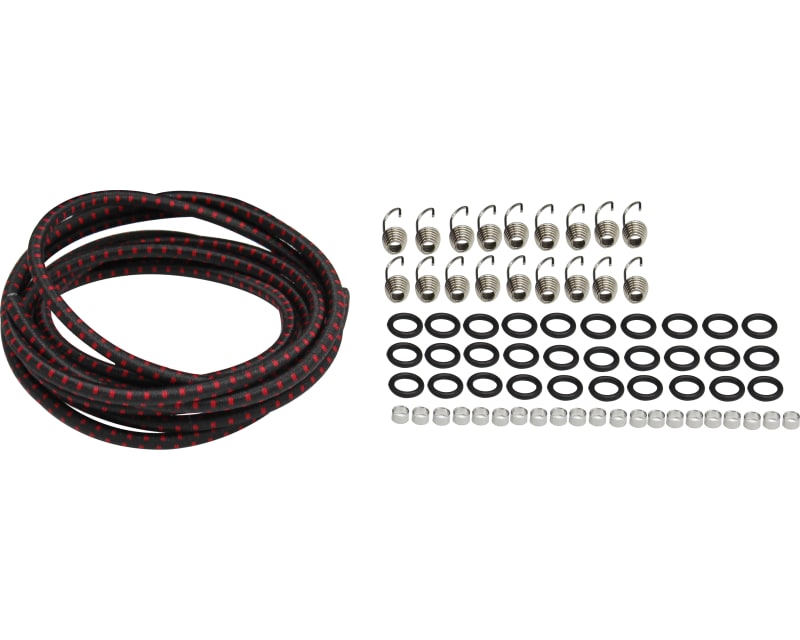 Hot Racing ACC468KN02 RC 1/10 Scale Cargo Net: Black/Red Kit