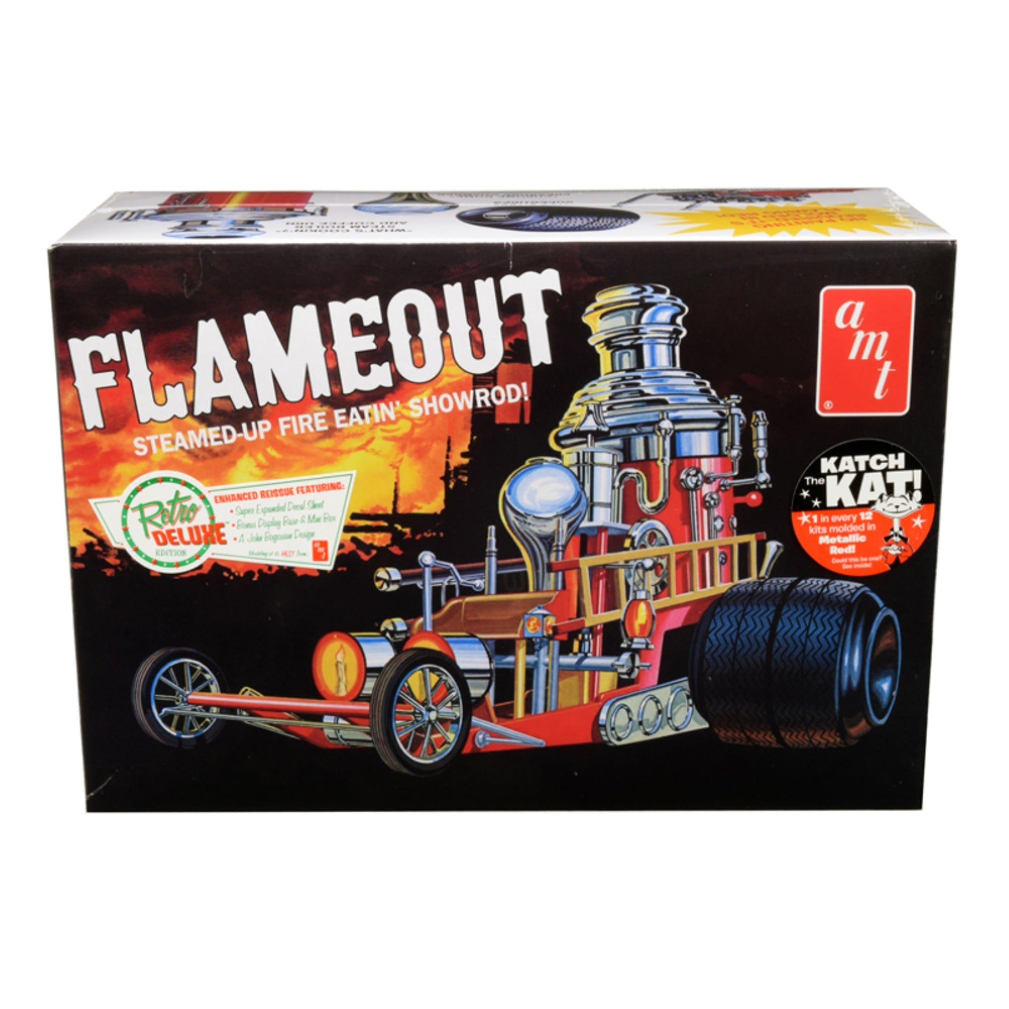 AMT 934 1/25 Flameout Steamed Up Fire Eatin Show Rod Model Kit New