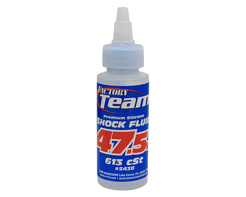 Team Associated 5438 Silicone Shock Oil 47.5wt 613cSt 2oz RC