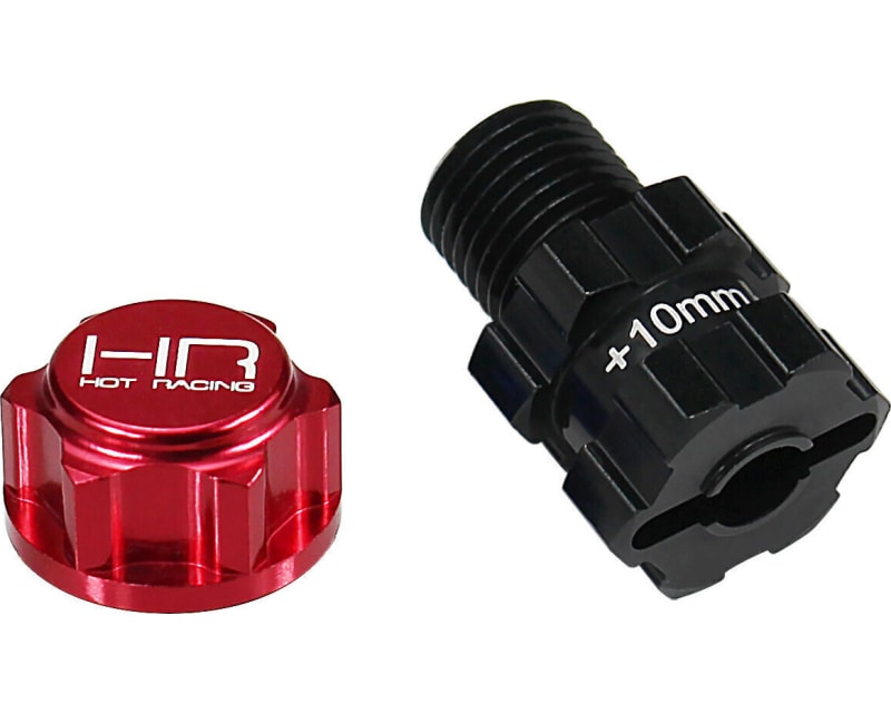Hot Racing ATF117XT02 Alum Heavy Duty 17mm Hex Hubs 10mm Offset Arrma 1/10 4x4