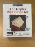 Hobby Express 60004 Duplex Bird House Building Kit Craft Hobby DIY Kit New