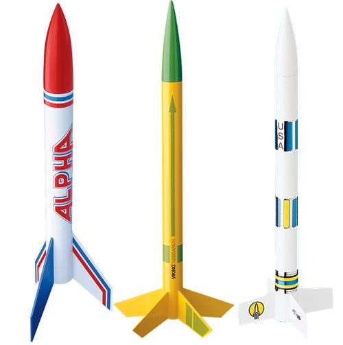 Estes 1753 Alpha/Viking and Generic Bulk Pack Model Rockets (12)