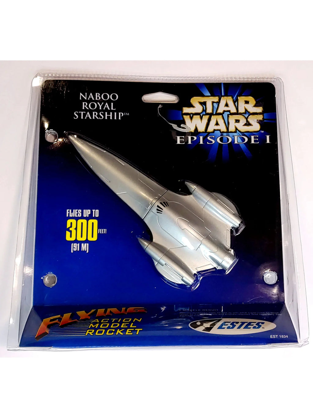 Estes 1834 Star Wars Episode I Naboo Royal Starship Flying Model Rocket Kit