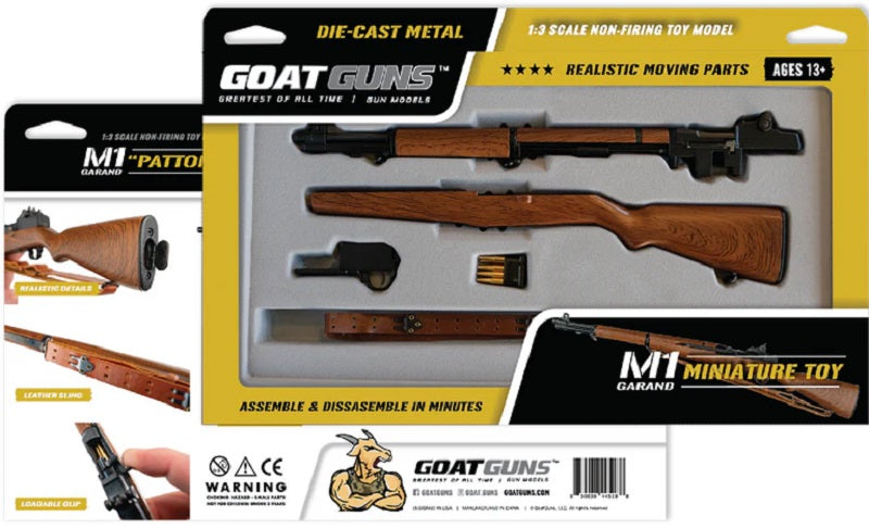 GoatGuns M1 Garand 1:3 Scale Die Cast Metal Rifle Model Kit