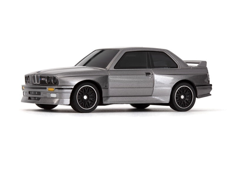 HPI Racing 160991 Nano-TTR 1/64 1989 BMW M3 E30 Ravaglia Dark Silver RC Car RTR