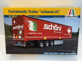 Italeri 3918 1/24 Curtainside Trailer Schoeni.ch Plastic Model Kit New