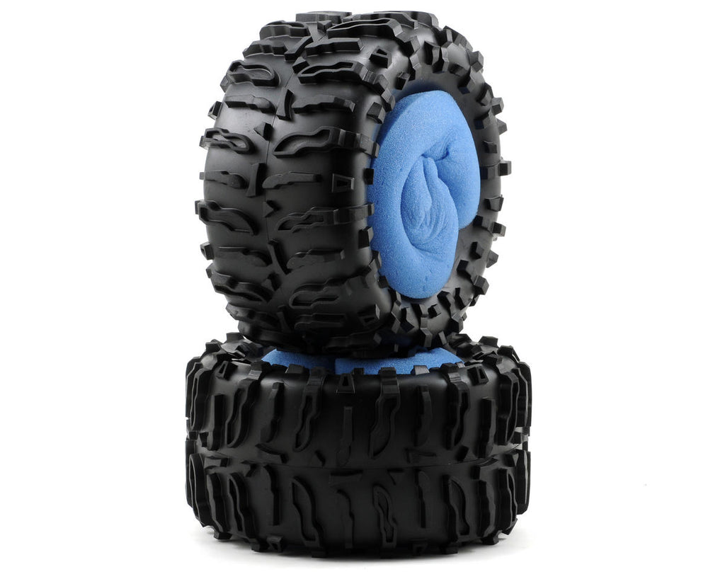 Losi LOSB7201 Claw MT Monster Truck Tires w/Foam Inserts Pair LST Aftershock New