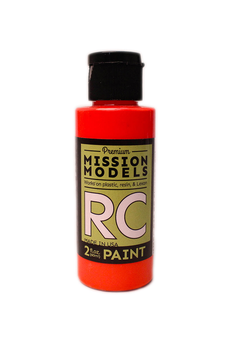 Mission Models MMRC-046 Fluorescent Racing Red RC Lexan Paint 2oz